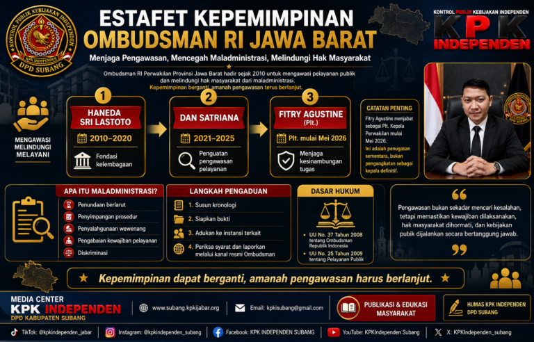 Estafet Kepemimpinan Ombudsman Jawa Barat